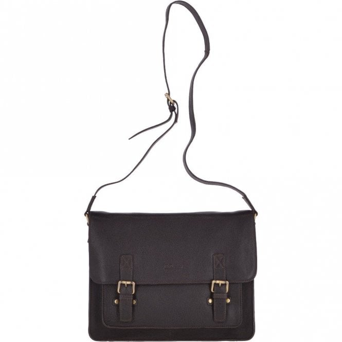 Ashwood 14 Inch Leather Satchel Brown : Josh