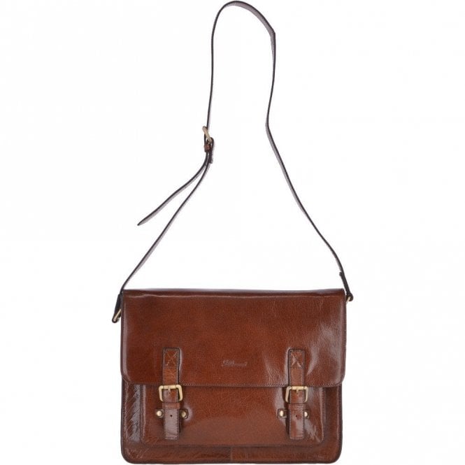 Ashwood 14 Inch Vegetable Tanned Leather Satchel Chestnut/ Vt : Josh