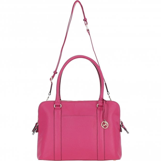Ashwood 3 Section Large Leather Handbag Pink: X-39