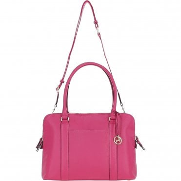 Ashwood 3 Section Large Leather Handbag Pink: X-39