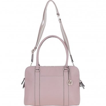 Ashwood 3 Section Large Leather Handbag Wood Rose: X-39