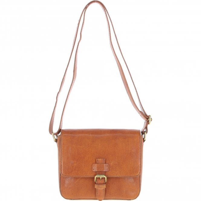 Ashwood Aswood Leather Crossbody Bag Tan: Dom
