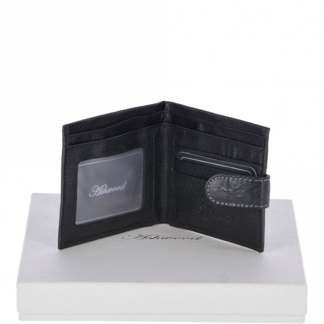 Ashwood Crumble 3 Card, ID & Bill Fold Tab Wallet Black/crum: 1419 C