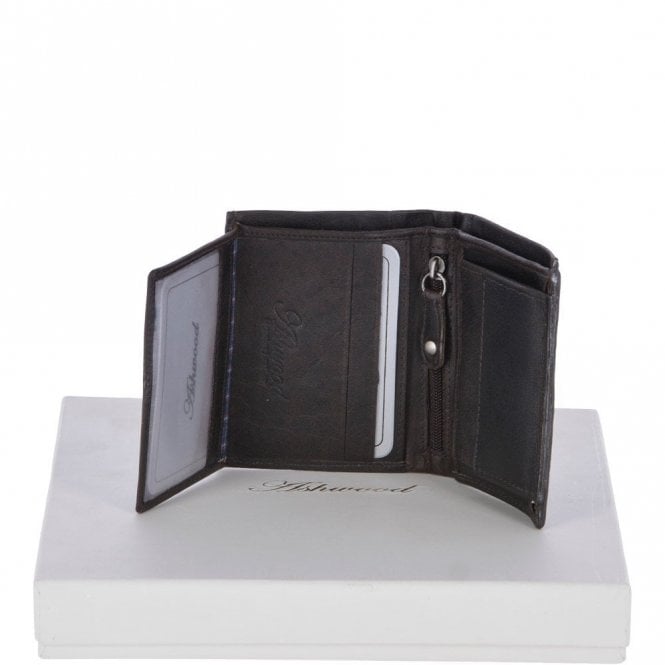 Ashwood Crumble 4 Card, ID & Coins Bill Fold Wallet Brown/crum: 1417 C