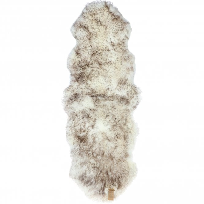 Ashwood Double Australian Sheepskin Rug Wolf Tip