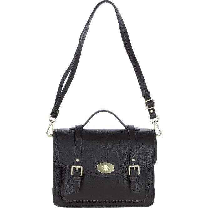 Ashwood Elegance Satchel Leather Hangbag Brown: M-89
