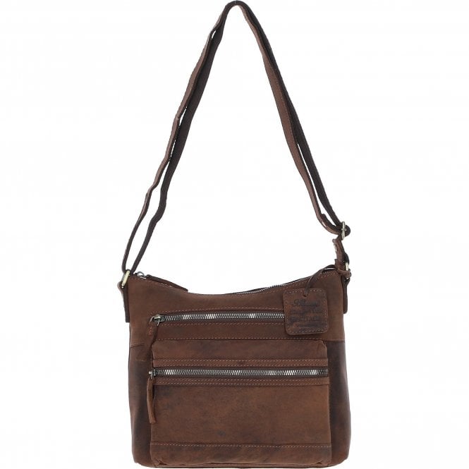 Ashwood Esquire Vintage Leather Handbag Mud/brown: Gloucester