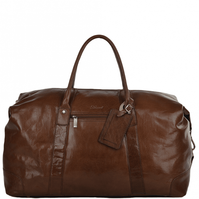 Ashwood Extra Large Vegetable Tanned Leather Travel Holdall Chestnut : Lewis