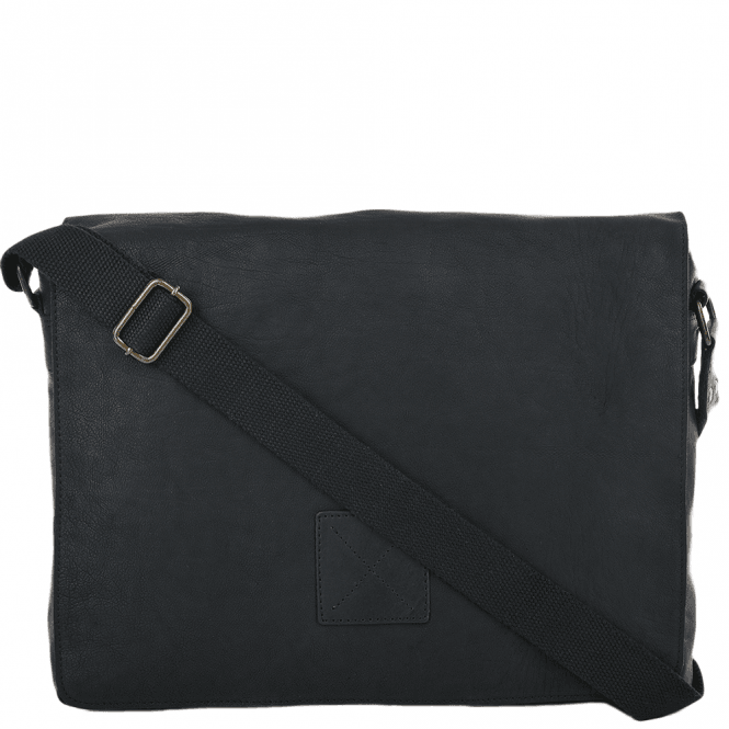Ashwood Five Pocket Carry All Leather Messenger Bag Black/ant : Pedro