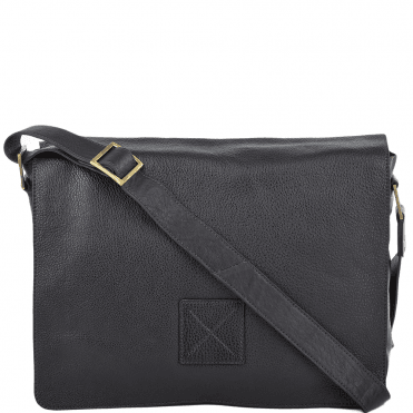 Five Pocket Carry All Leather Messenger Bag Brown/tum : Pedro