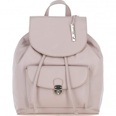 Ashwood Genuine Leather Compact Backpack Beige: Y-57