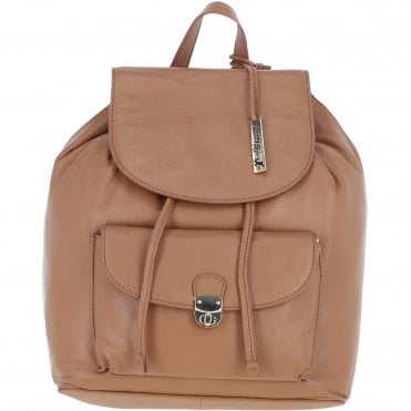 Ashwood Genuine Leather Compact Backpack Butterscotch: Y-57
