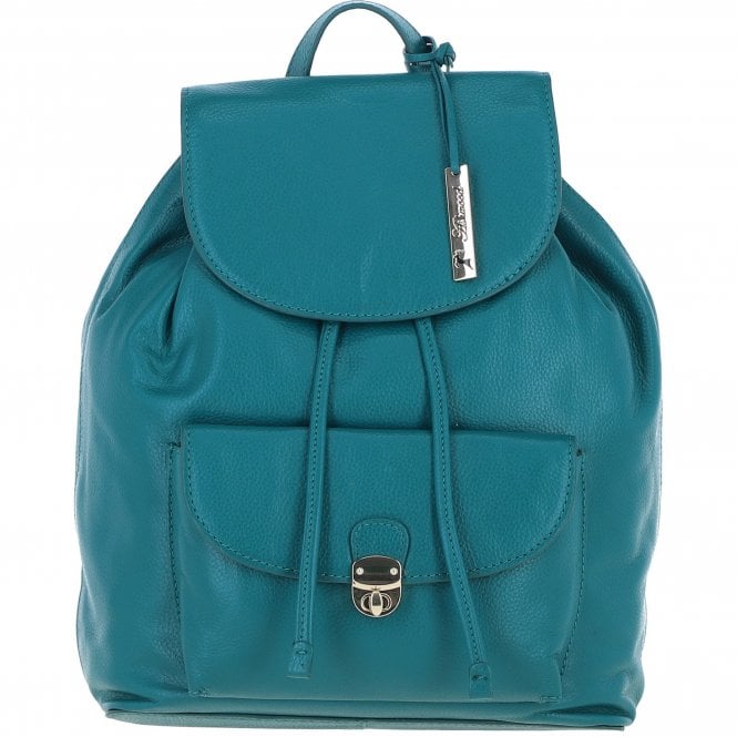 Ashwood Genuine Leather Compact Backpack Green: Y-57