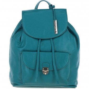 Ashwood Genuine Leather Compact Backpack Green: Y-57