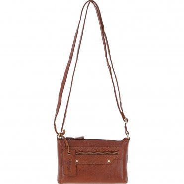 Ashwood Genuine Leather Crossbody Bag Honey: G-15