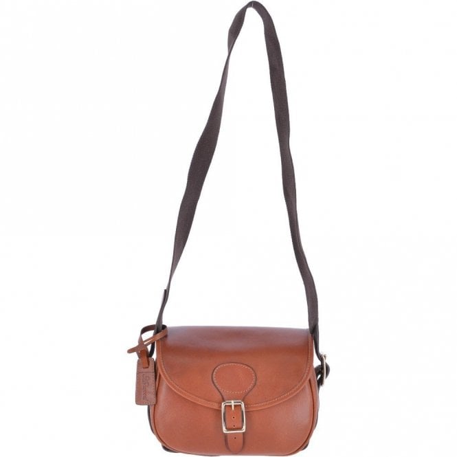 Ashwood Heritage Handcrafted 100 Capacity Leather Cartridge Bag Cognac : Madox