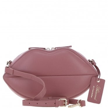 Iconic Lip-Shaped Crossbody Bag Rose: Y-72