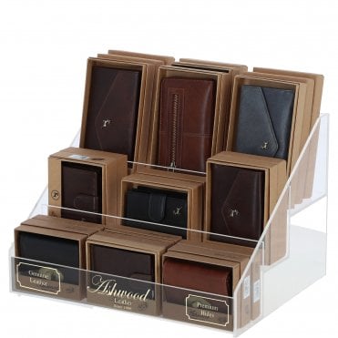 Ashwood Ladies Assorted 50 Purse Bundle + FREE Display Stand Included