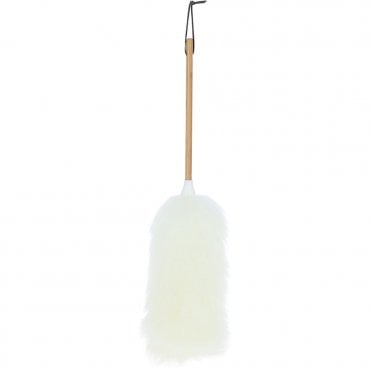 Ashwood Lambswool Duster with Solid Wooden Handle Natural: Dusty