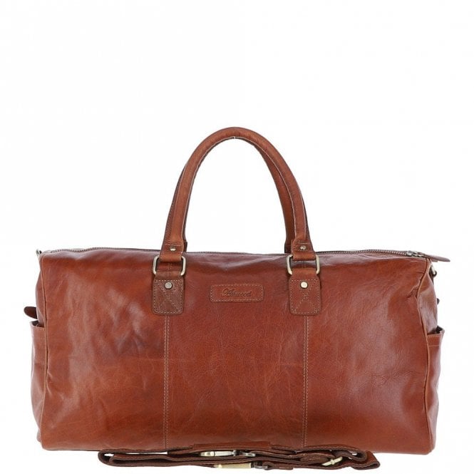 Ashwood Large Leather Holdall Tan : G-30