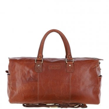 Ashwood Large Leather Holdall Tan : G-30