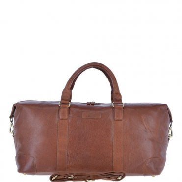 Large Leather Vintage Holdall Tan : G-36