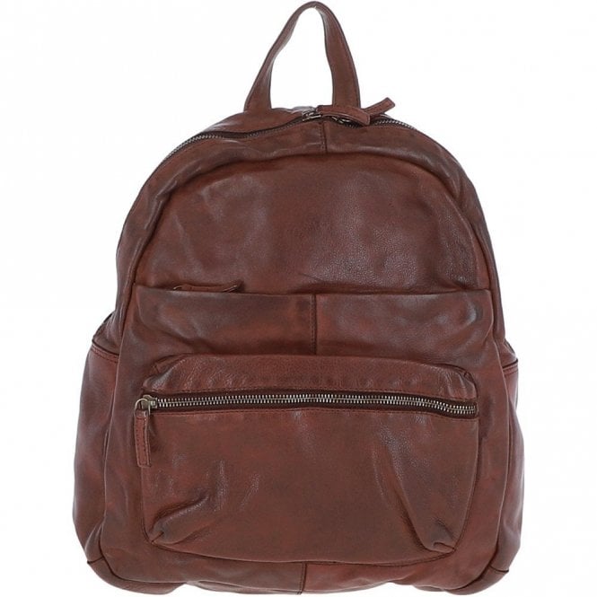 Ashwood Large Vintage Leather Backpack Brandy –RUBEN