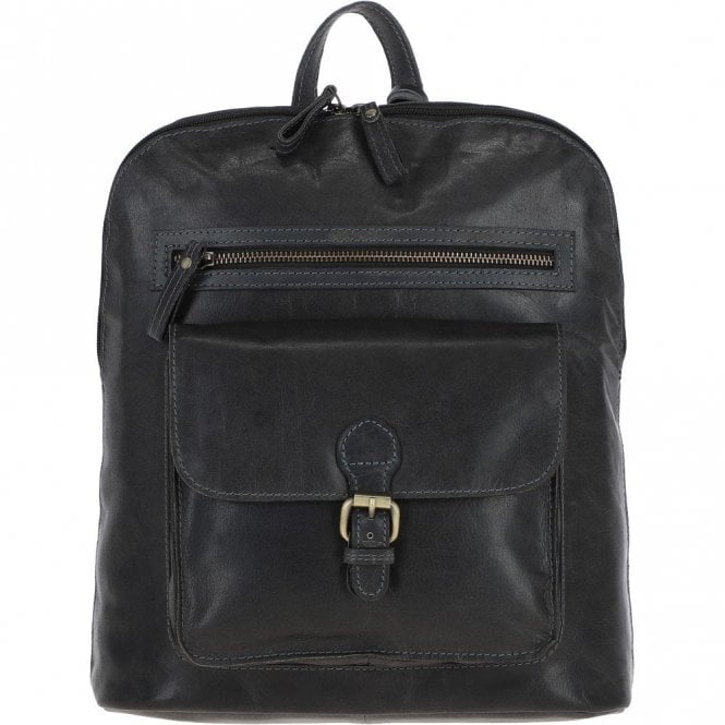 Ashwood Large Vintage Leather Backpack Grey: G28