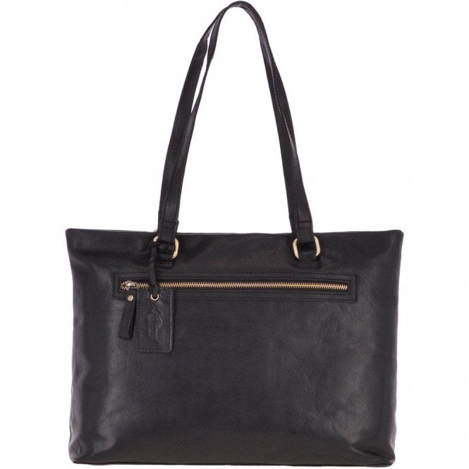 Ashwood Large Vintage Leather Handbag Black – G29