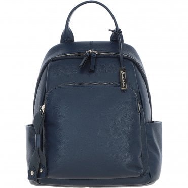 Ashwood Leather Backpack Navy: X-37