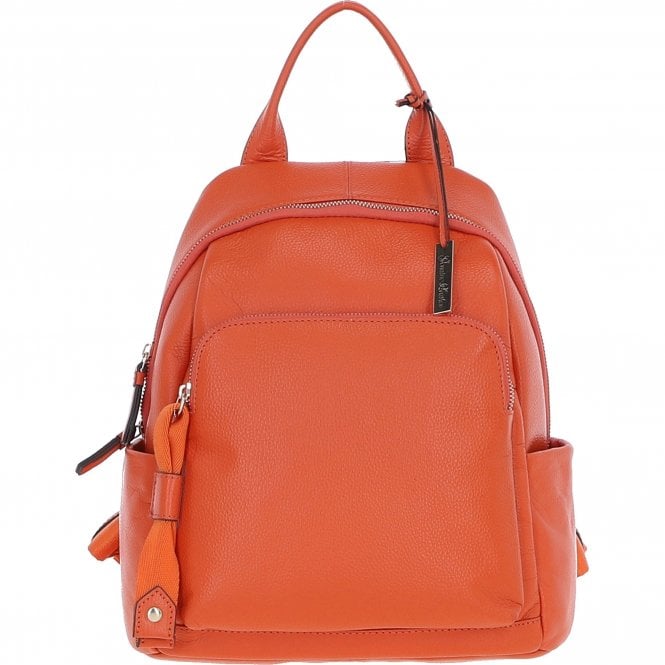 Ashwood Leather Backpack Orange: X-37