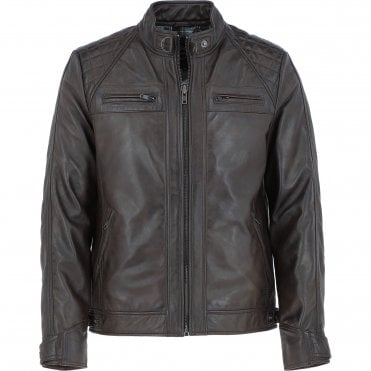Leather Biker Jacket Nevada : 2101