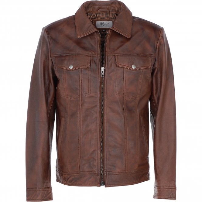 Ashwood Leather Bomber Jacket Tan: 1896 | Becks
