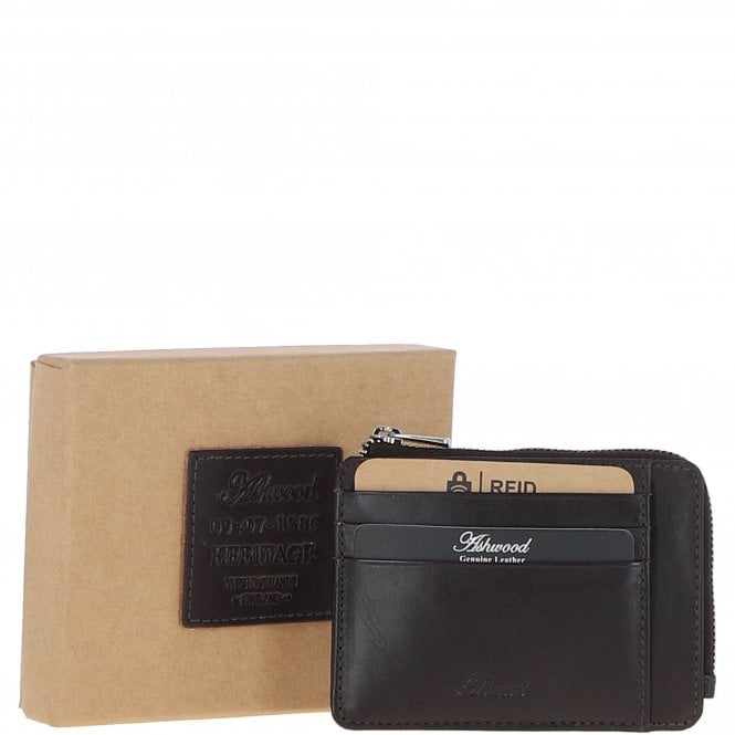 Ashwood Leather Card Holder Brown: 1275-VT