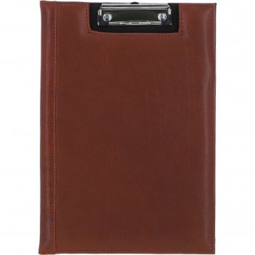 Ashwood Leather Clip Pad Folder Tan: PL-40