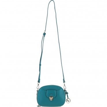 Ashwood Leather Compact Crossbody Bag with Adjustable Strap Green: Y-53