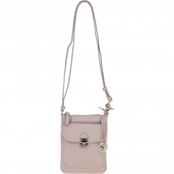 Ashwood Leather Crossbody Bag Beige: Y-51