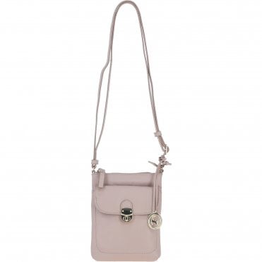 Ashwood Leather Crossbody Bag Beige: Y-51
