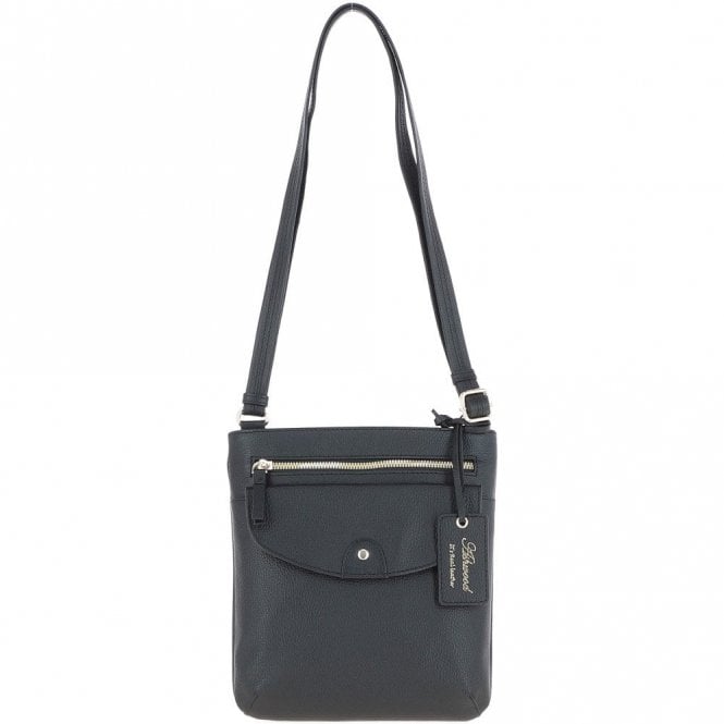 Ashwood Leather Crossbody Bag Black: CB-5