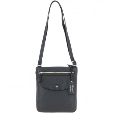 Ashwood Leather Crossbody Bag Black: CB-5