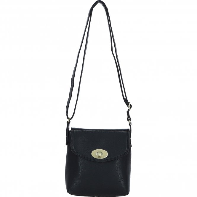 Ashwood Leather Crossbody Bag Black: M-83
