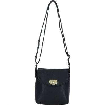 Ashwood Leather Crossbody Bag Black: M-83