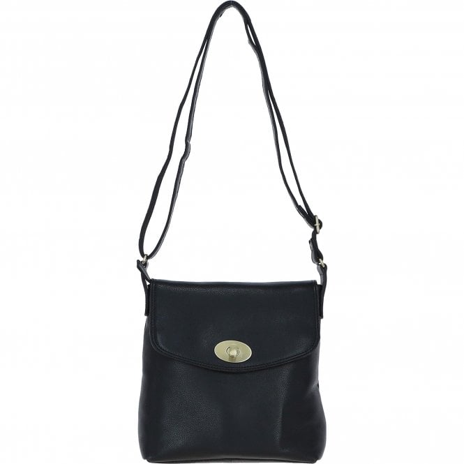 Ashwood Leather Crossbody Bag Black: M-84