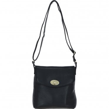 Ashwood Leather Crossbody Bag Black: M-84