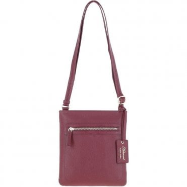 Ashwood Leather Crossbody Bag Bordeaux: CB-3 (63014)