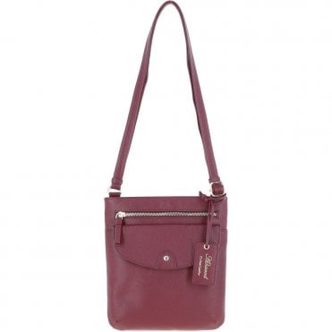 Ashwood Leather Crossbody Bag Bordeaux: CB-5