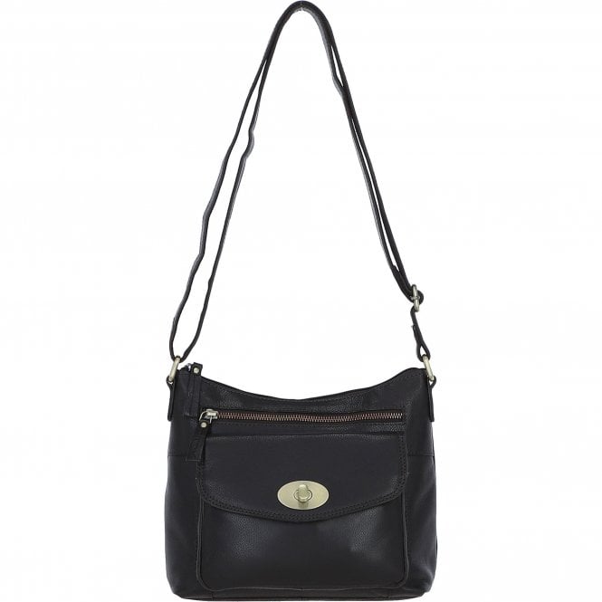 Ashwood Leather Crossbody Bag Brown: M-86