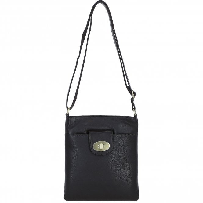 Ashwood Leather Crossbody Bag Brown: M-87