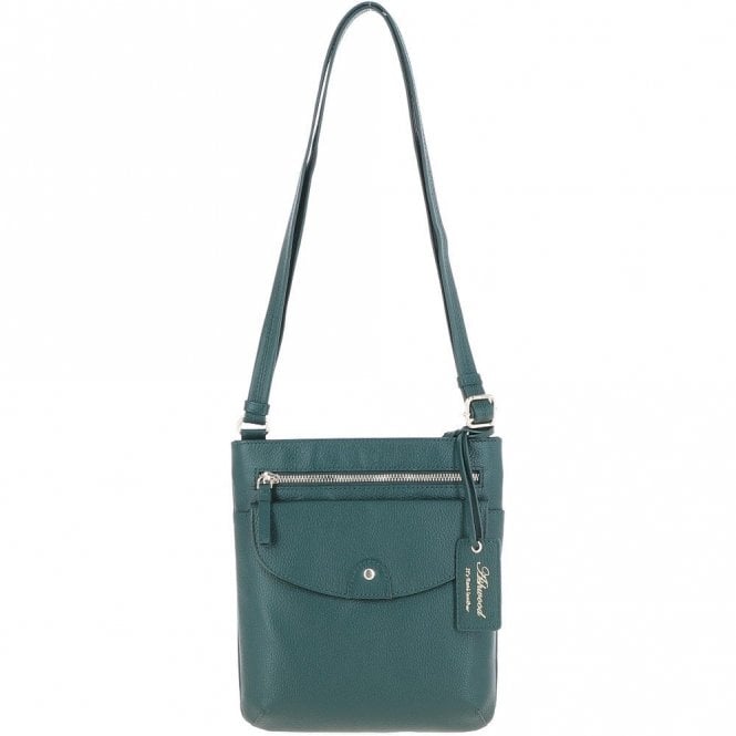 Ashwood Leather Crossbody Bag Green: CB-5