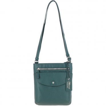 Ashwood Leather Crossbody Bag Green: CB-5